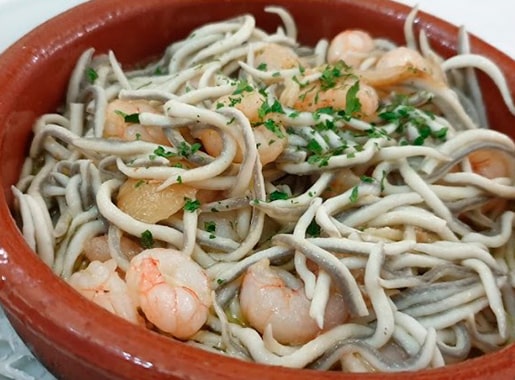 uranis casa pepe c1 gambas con espaguettis