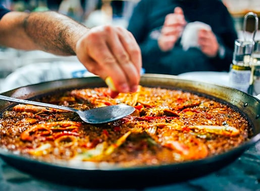 uranis sa barca c1 paella arroz y marisco